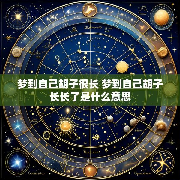 梦到自己胡子很长 梦到自己胡子长长了是什么意思