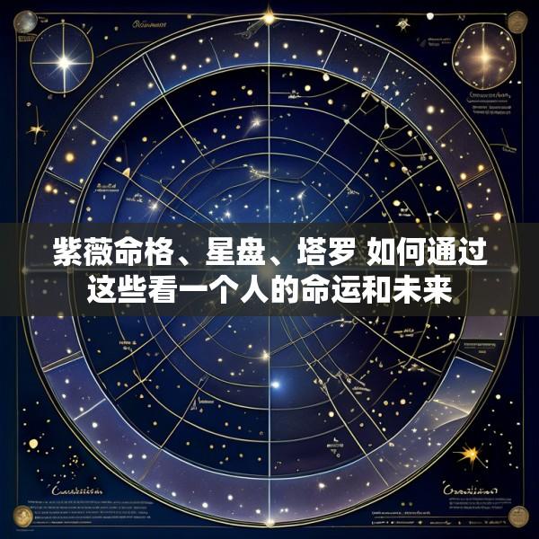 紫薇命格、星盘、塔罗 如何通过这些看一个人的命运和未来