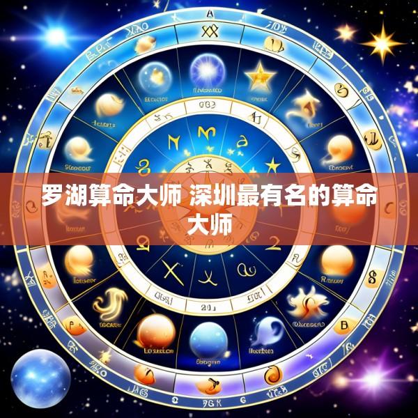 罗湖算命大师 深圳最有名的算命大师