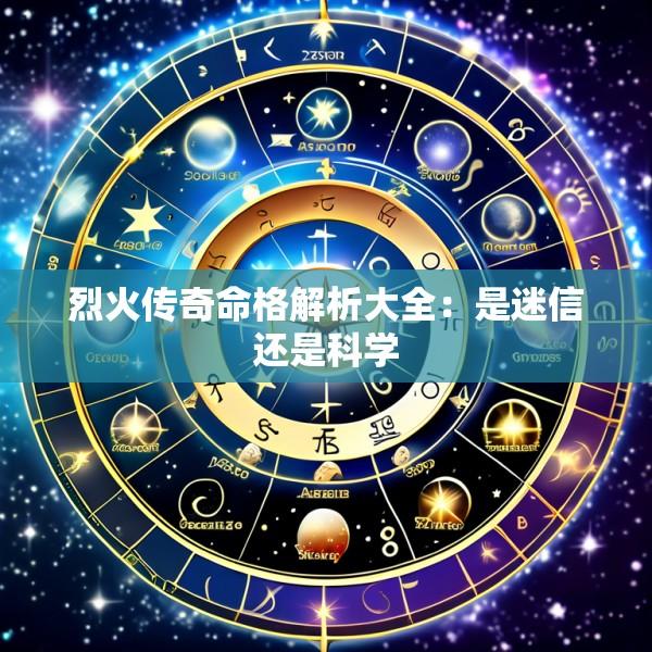 烈火传奇命格解析大全：是迷信还是科学