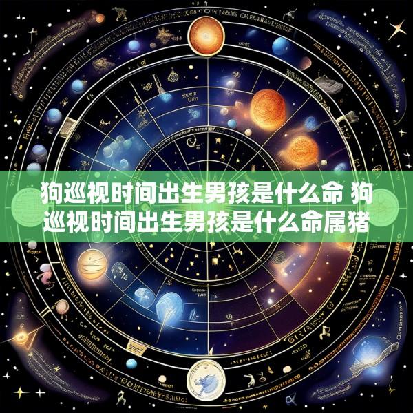 狗巡视时间出生男孩是什么命 狗巡视时间出生男孩是什么命属猪