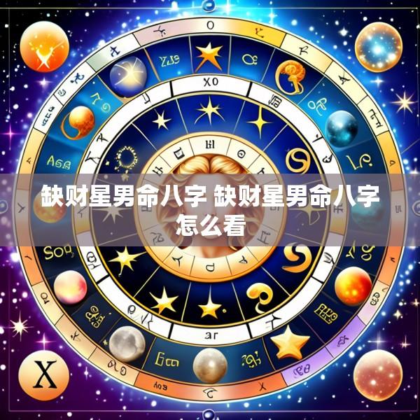 缺财星男命八字 缺财星男命八字怎么看