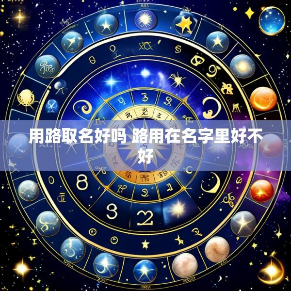 用路取名好吗 路用在名字里好不好
