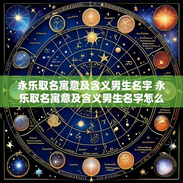 永乐取名寓意及含义男生名字 永乐取名寓意及含义男生名字怎么取