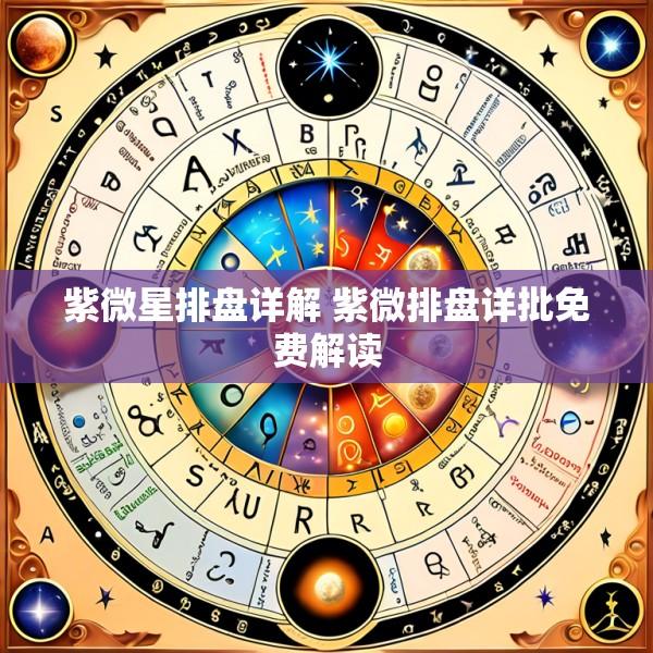 紫微星排盘详解 紫微排盘详批免费解读