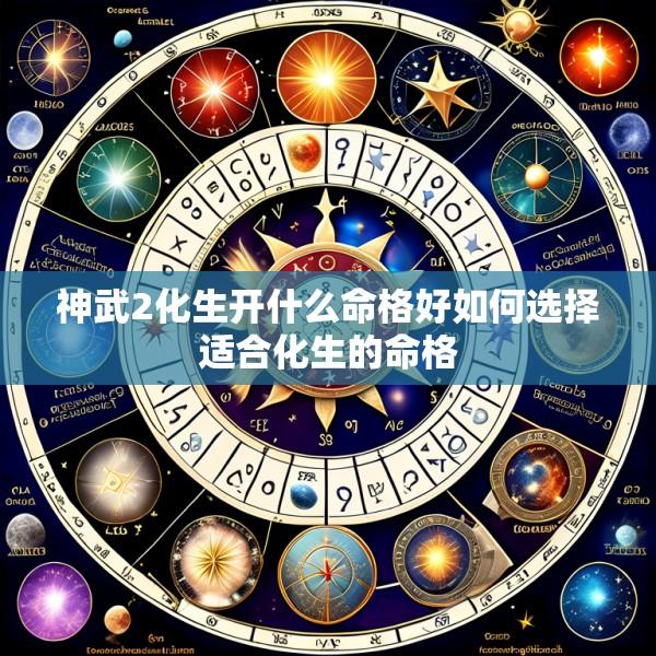 神武2化生开什么命格好如何选择适合化生的命格