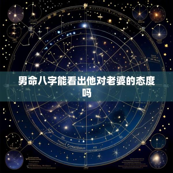 男命八字能看出他对老婆的态度吗