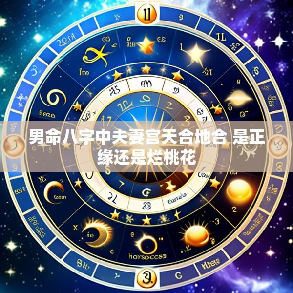 男命八字中夫妻宫天合地合 是正缘还是烂桃花