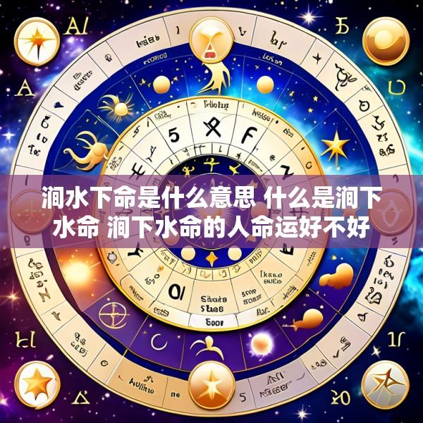 涧水下命是什么意思 什么是涧下水命 涧下水命的人命运好不好