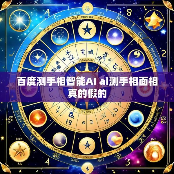 百度测手相智能AI ai测手相面相真的假的