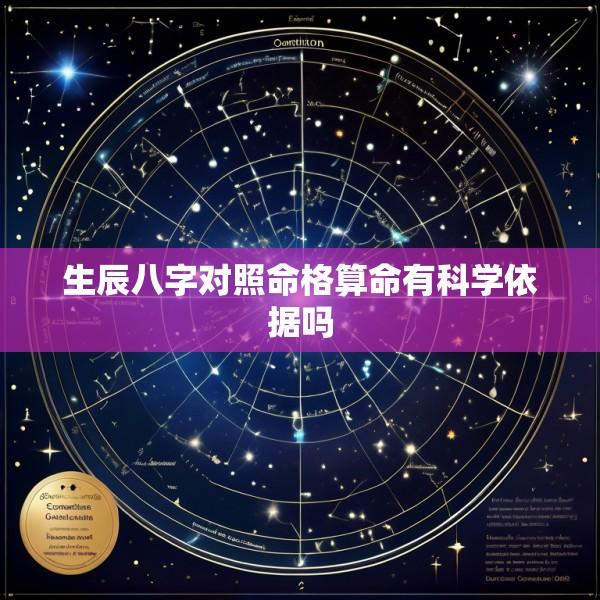 生辰八字对照命格算命有科学依据吗