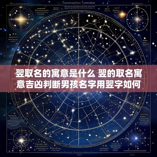 翌取名的寓意是什么 翌的取名寓意吉凶判断男孩名字用翌字如何搭配吉利