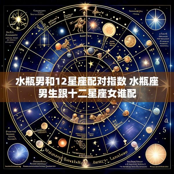 水瓶男和12星座配对指数 水瓶座男生跟十二星座女谁配