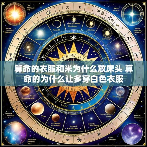 算命的衣服和米为什么放床头 算命的为什么让多穿白色衣服