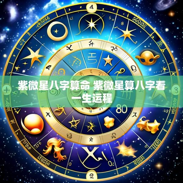 紫微星八字算命 紫微星算八字看一生运程