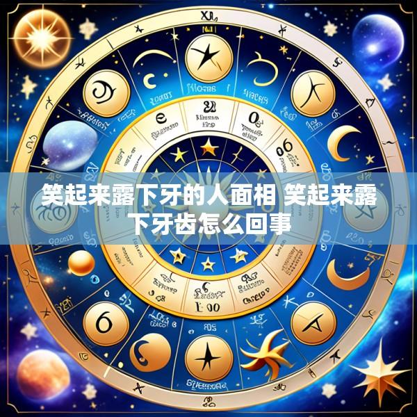 笑起来露下牙的人面相 笑起来露下牙齿怎么回事