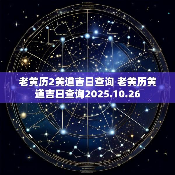 老黄历2黄道吉日查询 老黄历黄道吉日查询2025.10.26