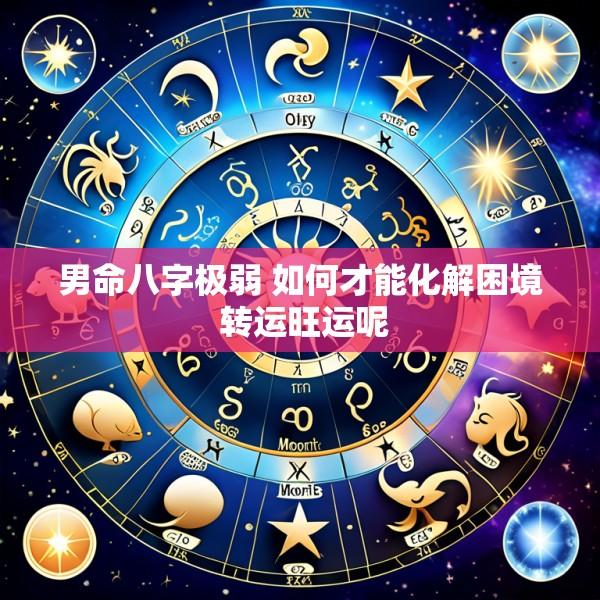男命八字极弱 如何才能化解困境 转运旺运呢