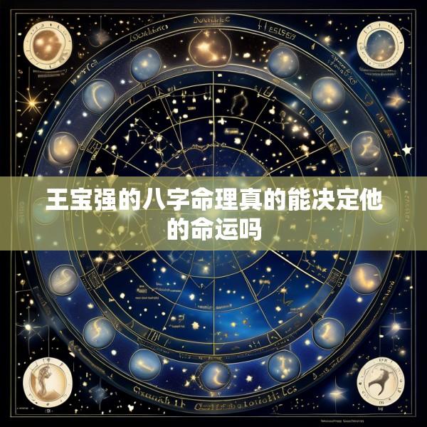 王宝强的八字命理真的能决定他的命运吗