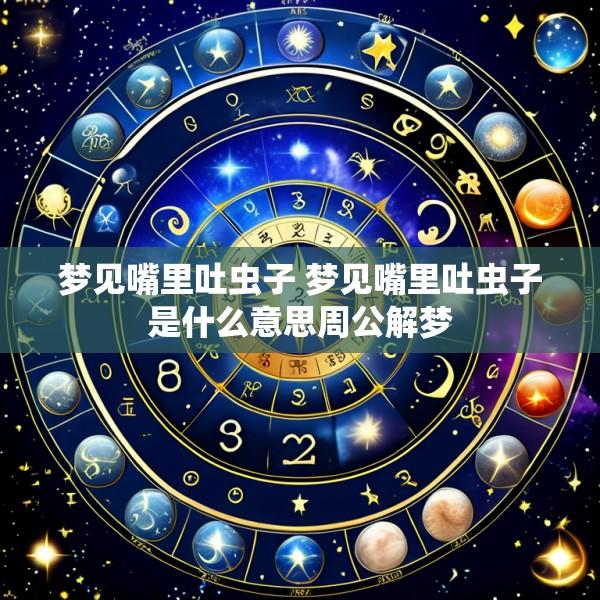 梦见嘴里吐虫子 梦见嘴里吐虫子是什么意思周公解梦