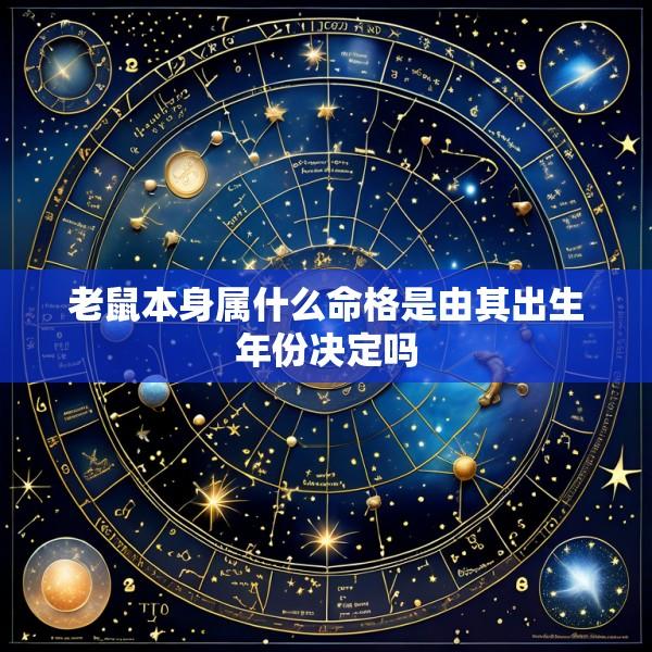 老鼠本身属什么命格是由其出生年份决定吗