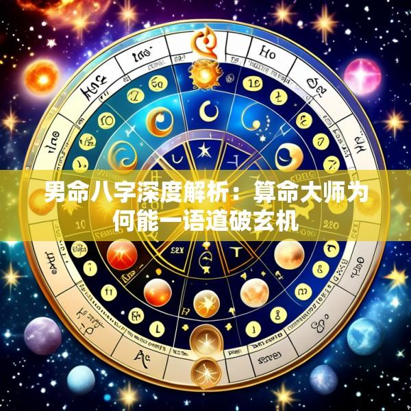男命八字深度解析：算命大师为何能一语道破玄机