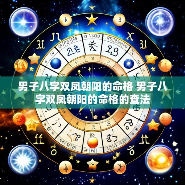 男子八字双凤朝阳的命格 男子八字双凤朝阳的命格的查法