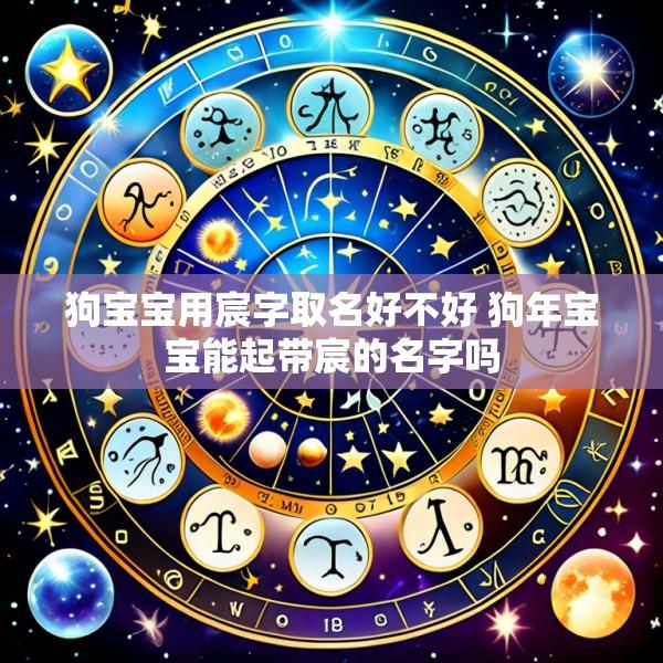 狗宝宝用宸字取名好不好 狗年宝宝能起带宸的名字吗
