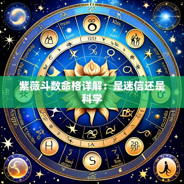 紫薇斗数命格详解：是迷信还是科学