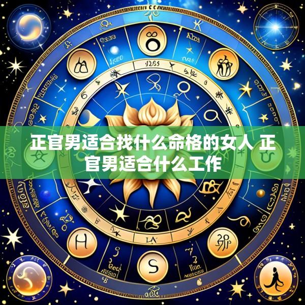 正官男适合找什么命格的女人 正官男适合什么工作