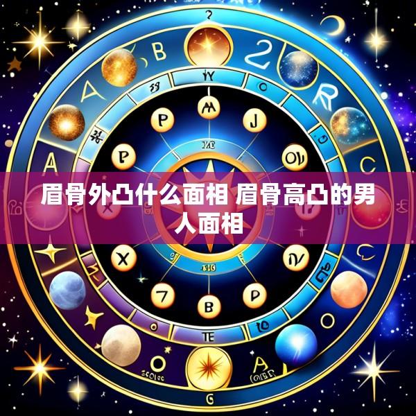 眉骨外凸什么面相 眉骨高凸的男人面相