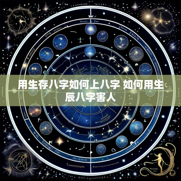 用生存八字如何上八字 如何用生辰八字害人