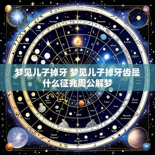 梦见儿子掉牙 梦见儿子掉牙齿是什么征兆周公解梦