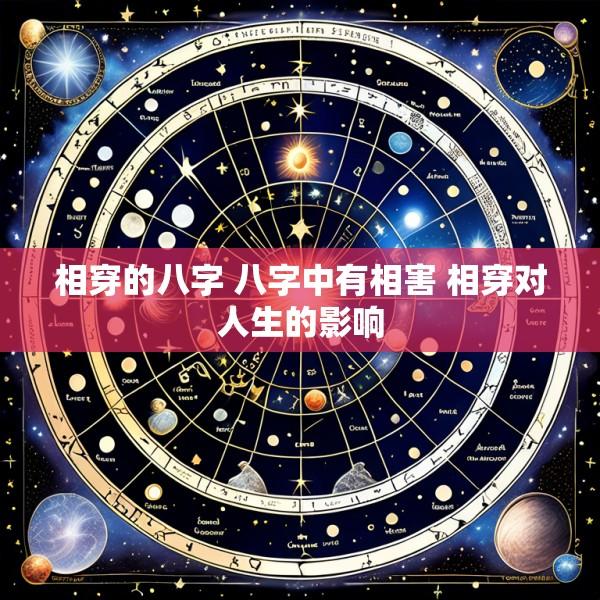 相穿的八字 八字中有相害 相穿对人生的影响