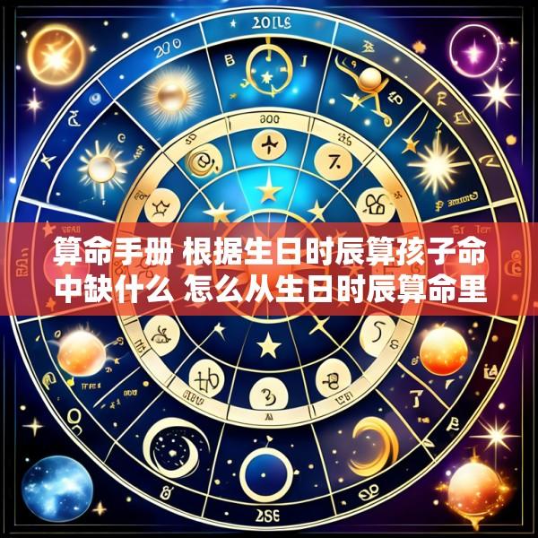 算命手册 根据生日时辰算孩子命中缺什么 怎么从生日时辰算命里五行缺啥呢