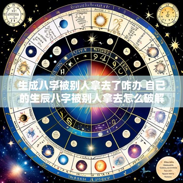 生成八字被别人拿去了咋办 自己的生辰八字被别人拿去怎么破解