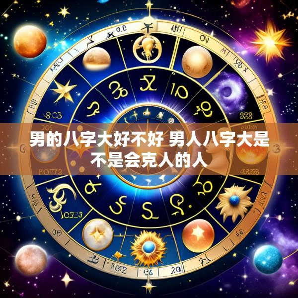 男的八字大好不好 男人八字大是不是会克人的人