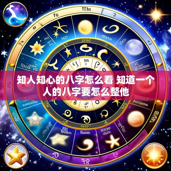 知人知心的八字怎么看 知道一个人的八字要怎么整他