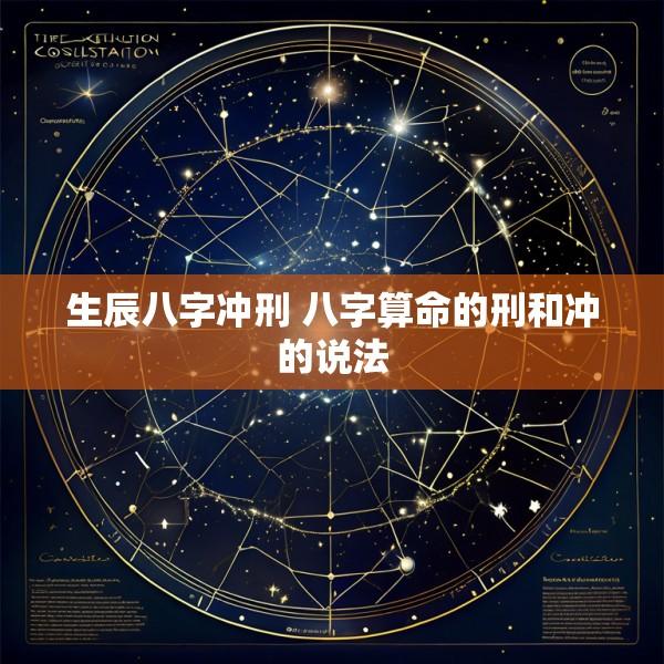 生辰八字冲刑 八字算命的刑和冲的说法