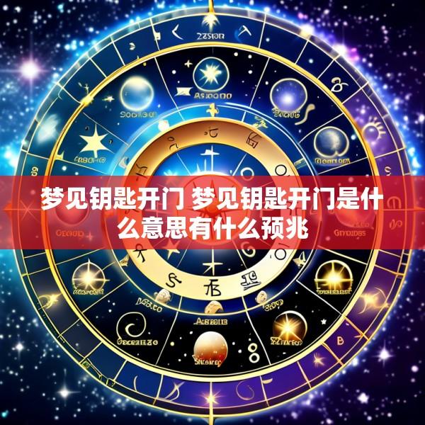 梦见钥匙开门 梦见钥匙开门是什么意思有什么预兆