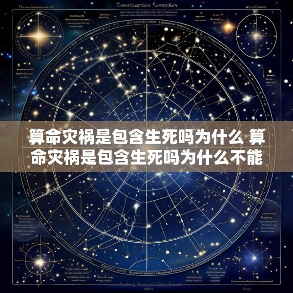 算命灾祸是包含生死吗为什么 算命灾祸是包含生死吗为什么不能结婚