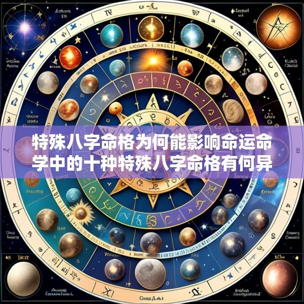 特殊八字命格为何能影响命运命学中的十种特殊八字命格有何异同