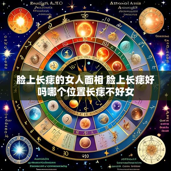 脸上长痣的女人面相 脸上长痣好吗哪个位置长痣不好女