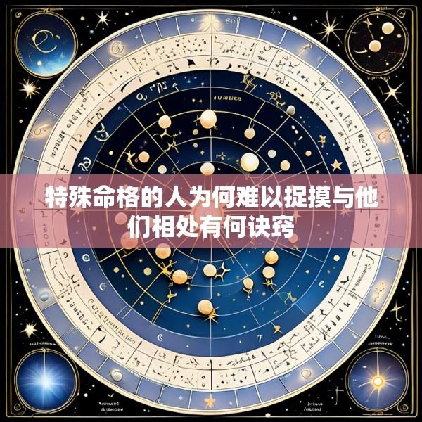 特殊命格的人为何难以捉摸与他们相处有何诀窍