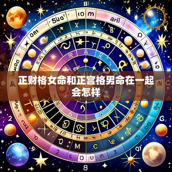 正财格女命和正宫格男命在一起会怎样