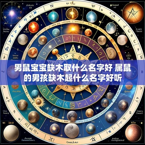 男鼠宝宝缺木取什么名字好 属鼠的男孩缺木起什么名字好听