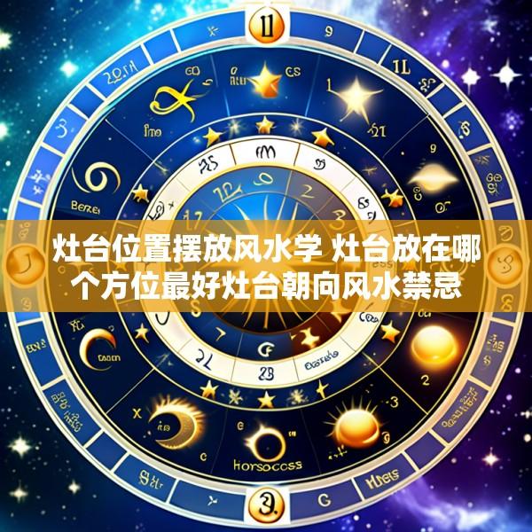 灶台位置摆放风水学 灶台放在哪个方位最好灶台朝向风水禁忌