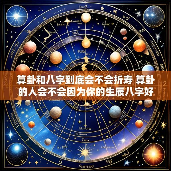 算卦和八字到底会不会折寿 算卦的人会不会因为你的生辰八字好而害你