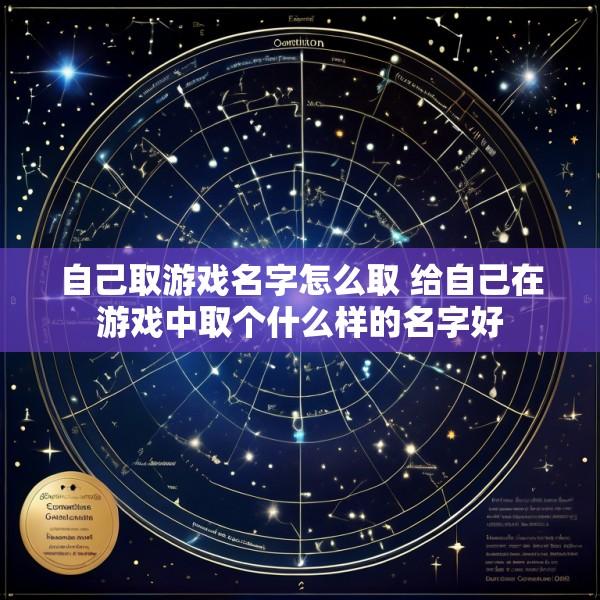 自己取游戏名字怎么取 给自己在游戏中取个什么样的名字好