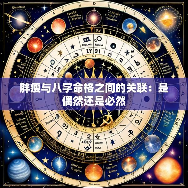 胖瘦与八字命格之间的关联：是偶然还是必然